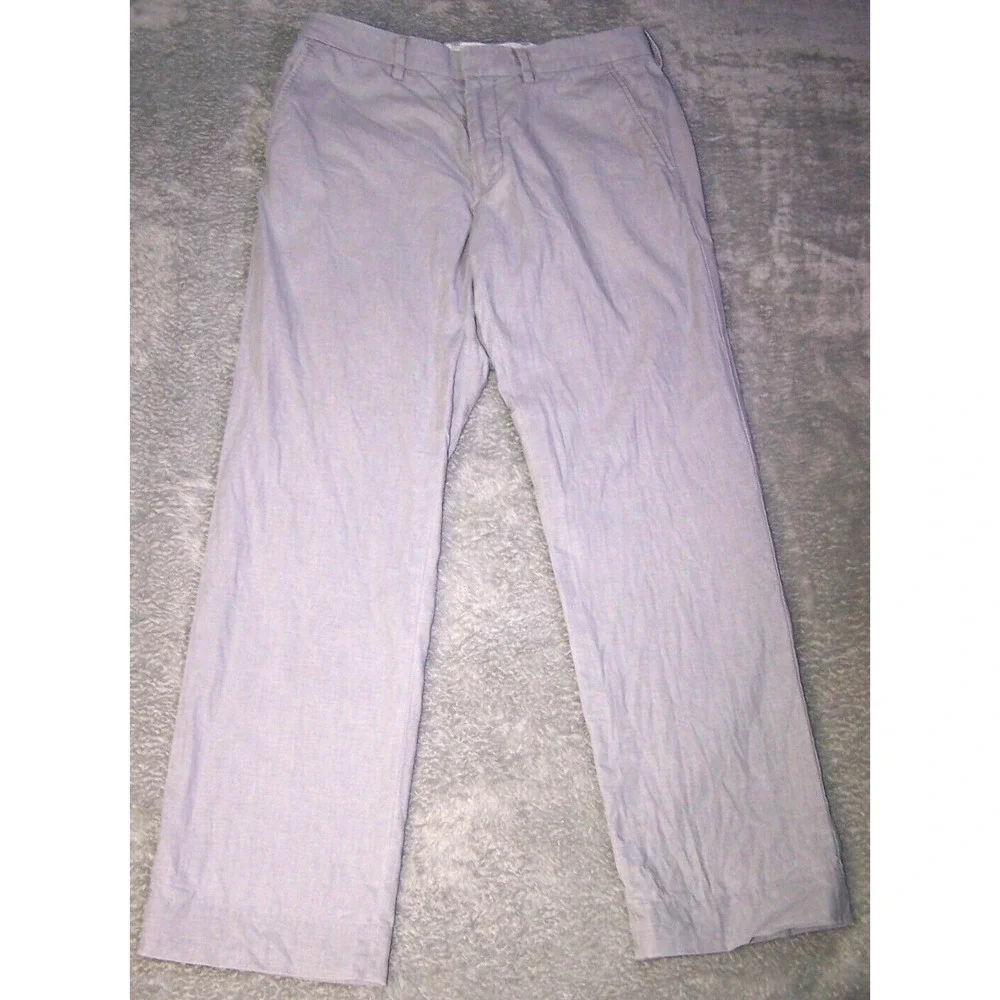 J Crew Pants Men's 31X29 (Tag‎ 30x30) Flat Front Straight Leg POCKET WEAR